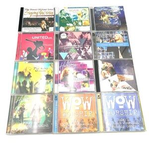 Mixed Worship 12 CD Lot (Hillsong, WOW Worship)
